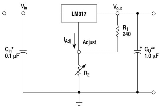 LM317TG Circuit Diagram
