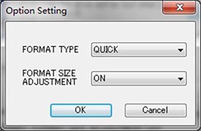 OrangePi Getting Started - SD Formatter Options