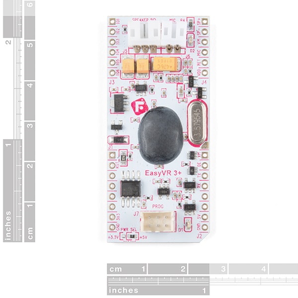 EasyVR 3 Plus Shield for Arduino Dimensions
