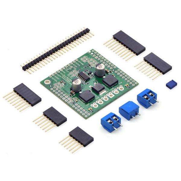 Dual MC33926 Motor Driver Shield with included hardware