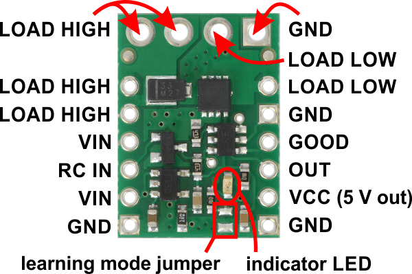 RC Switch with Medium Low-Side MOSFET Connections