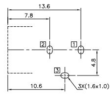 Proto-PIC Recommended PCB Land Pattern for PRT-10811
