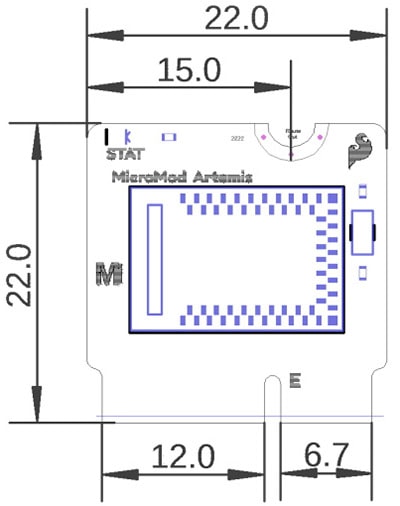 PPWRL-16781-SparkFun_MicroMod_ESP32_Processor-Dimensions
